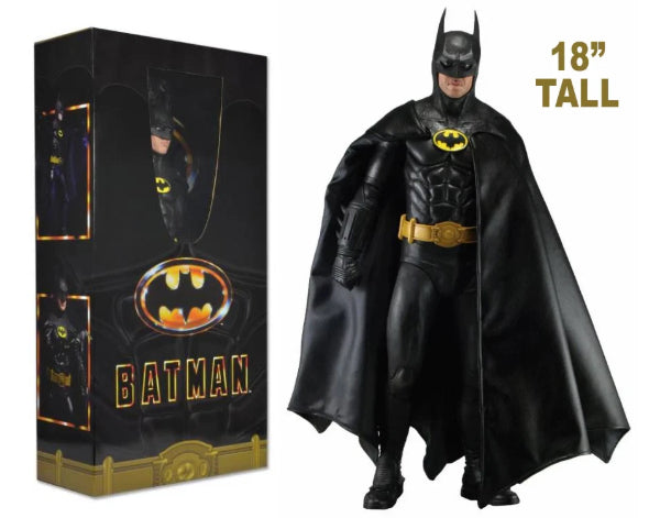NECA 1989 Batman Michael Keaton 1/4 Scale 18 Inch Action Figure New
