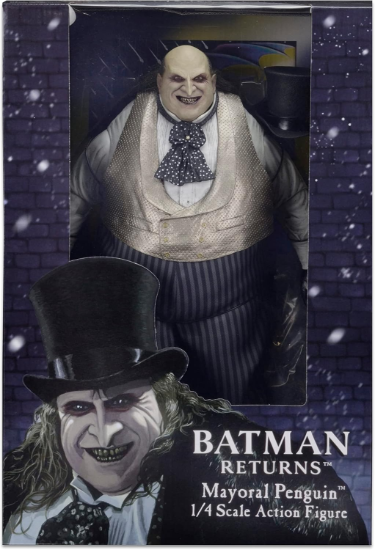 NECA Batman Returns 1/4 Scale The Penguin Mayor 18" Action Figure New