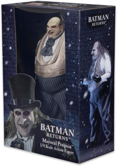 NECA Batman Returns 1/4 Scale The Penguin Mayor 18" Action Figure New