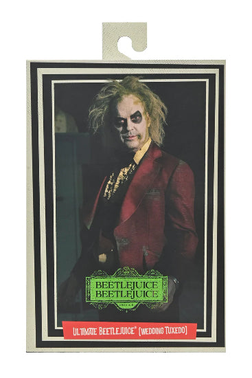 NECA Beetlejuice Ultimate Red Tuxedo 7" Beetlejuice Figure New
