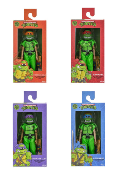 NECA Ben Cooper 1987 TMNT Ninja Turtles Clothed Action Figures Set of 7 Brand New