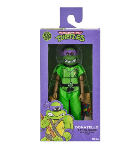 NECA Ben Cooper 1987 TMNT Ninja Turtles Donatello Clothed Action Figure New