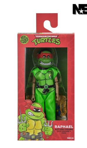 NECA Ben Cooper 1987 TMNT Ninja Turtles Raphael Clothed Action Figure New