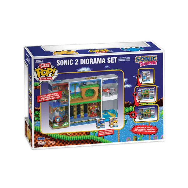 Funko POP Bitty Boxes Sonic The Hedgehog Diorama Set Vinyl Figures New
