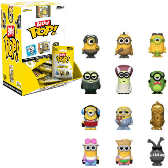Funko Bitty POP Minions Counter Display Case Of 32 Figures New