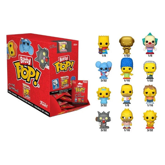 Funko Bitty POP The Simpsons Counter Display Case Of 32 Figures New ...