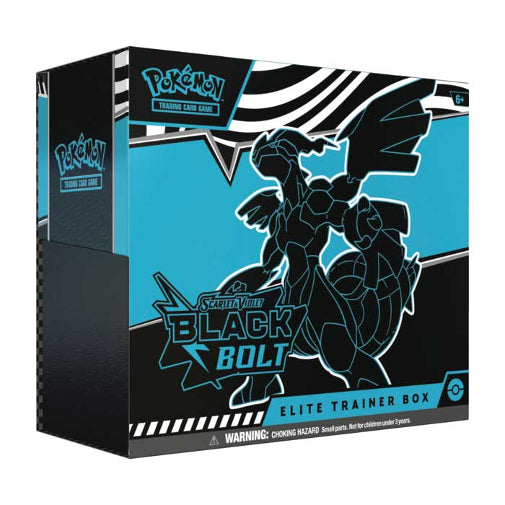 Pokemon TCG Scarlet & Violet Black Bolt Trainer Box Factory Sealed