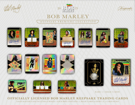 2025 Super Product Bob Marley Keepsake Premiere Box Factory Sealed