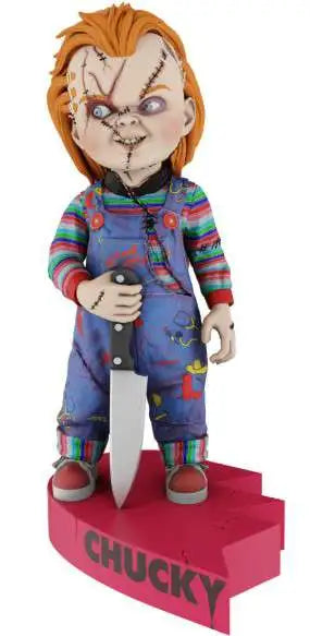 NECA Horror Bride Of Chucky Chucky Head Knocker Figure New