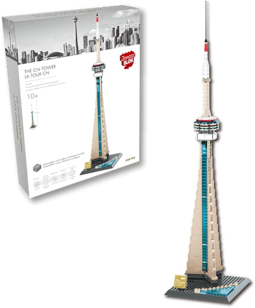 Dragon Bloks The CN Tower 424 Piece Building Blocks New