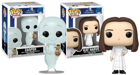 Funko POP Movies Casper 30th Anniversary Set Of 2 Vinyl Figures New