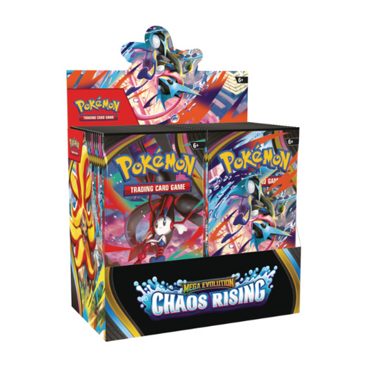 Pokemon TCG Mega Evolution Chaos Rising Booster Box Factory Sealed