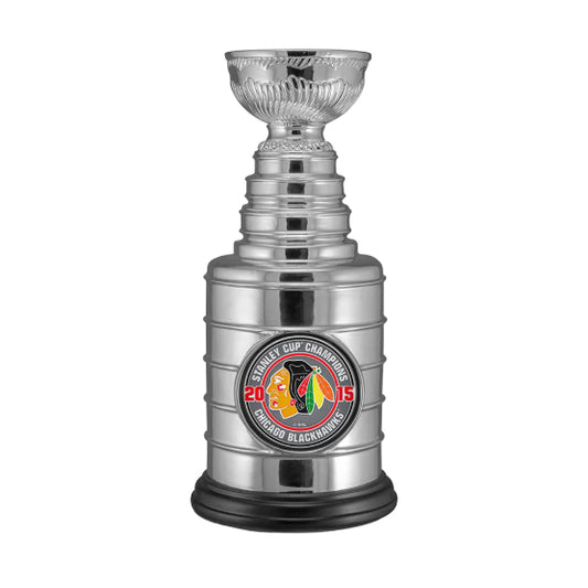 NHL Hockey Chicago HAWKS Blackhawks 8" Replica 2015 Stanley Cup New