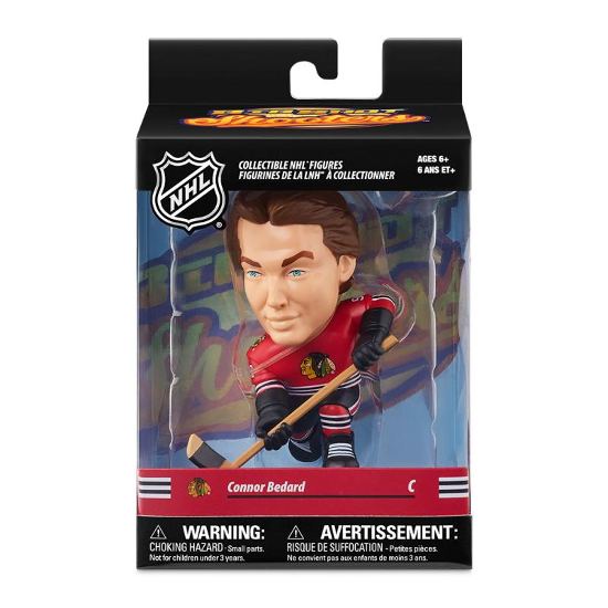 Party Animal NHL Hockey Chicago Blackhawks Connor Bedard Big Baller Vinyl Figure New