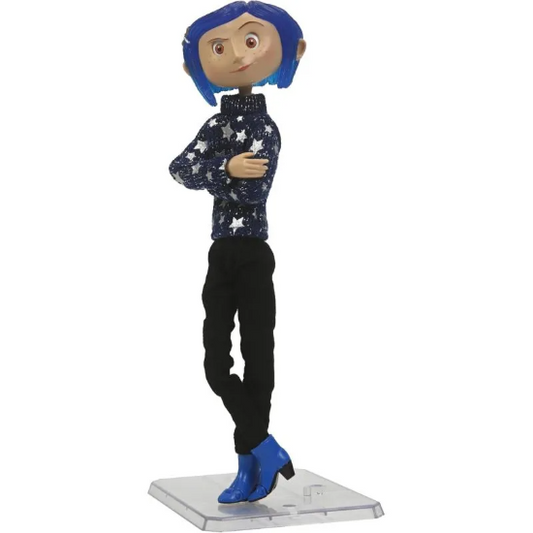 NECA Coraline In Star Sweater Articulated Action Figure New