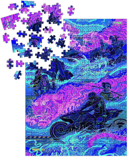 Dark Horse CyberPunk 2077 Night City Tyger Claws 1000 Piece Puzzle New