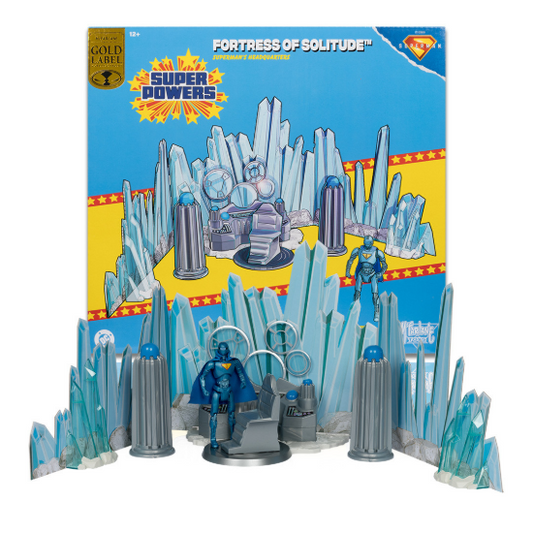 McFarlane Toys DC Direct Super Powers Playset Fortress Of Solitude W/ Robot Figure