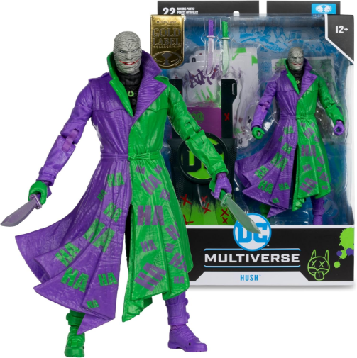 McFarlane Toys DC Multiverse 7" Hush Jokerized Gold Label Action Figure New