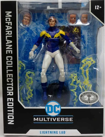 McFarlane Toys DC Multiverse Lightning Lad Platinum Action Figure New