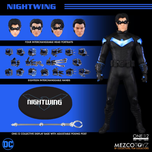 Mezco Toyz 1:12 Collective Nightwing Action Figure Brand New