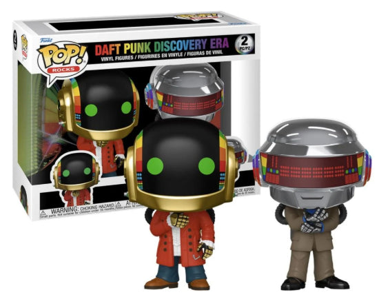 Funko POP Music Daft Punk Discovery Era 2 Pack Vinyl Figures New
