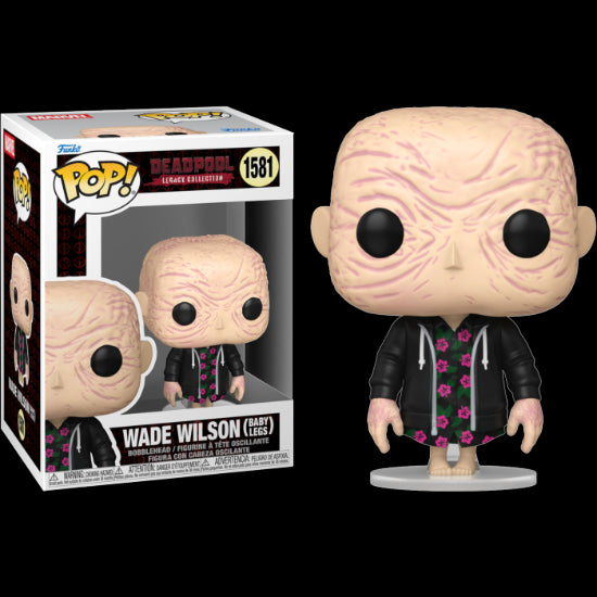 Funko POP Movies Marvel Deadpool Wade Wilson With Baby Legs Vinyl Figure New