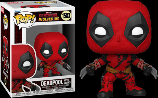 Funko POP Movies Marvel Deadpool 3 With Claws Vinyl Figure New