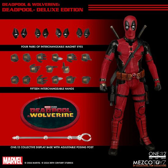 Mezco Toys Deadpool Wolverine Deluxe 1:12 Collective Action Figure Brand New