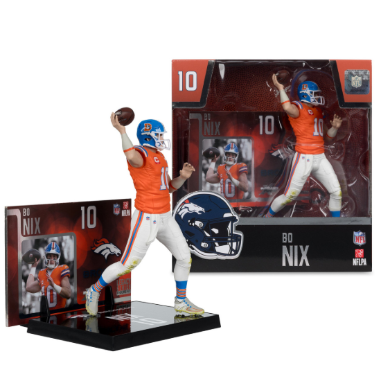 McFarlane Toys NFL Football Denver Broncos Bo Nix Classic Jersey Action Figure New