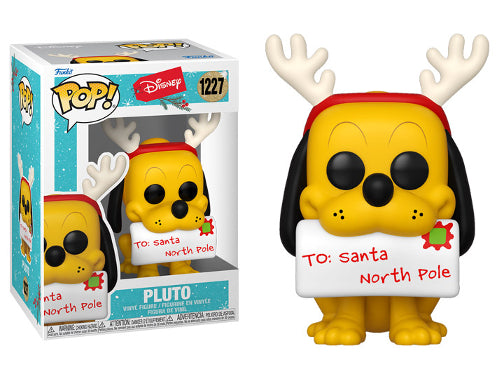 Funko POP Holiday Disney Pluto Vinyl Action Figure Brand New