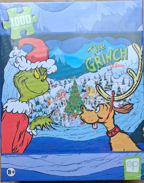 USAopoly Dr Seuss The Grinch How Could It Be So 1000 Piece Puzzle New