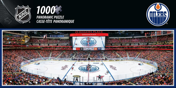 NHL Hockey Edmonton Oilers 1000-Piece Arena Puzzle New