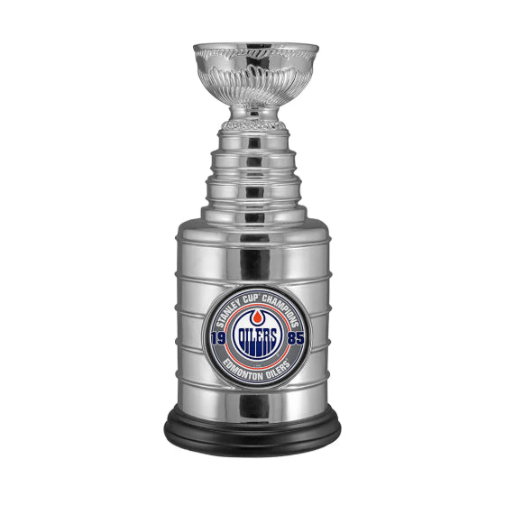 NHL Hockey 1985 Edmonton OIL Oilers 8" Replica Stanley Cup New