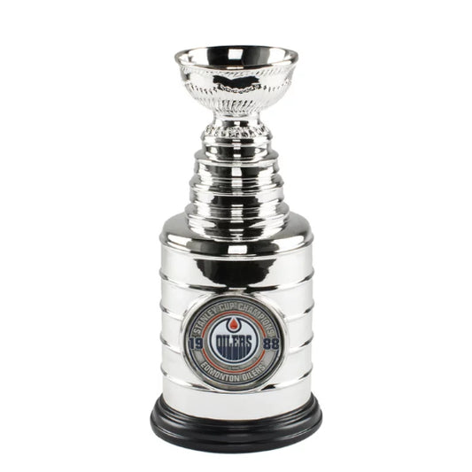 NHL Hockey 1988 Edmonton Oilers OIL 8" Replica Stanley Cup New