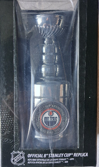 NHL Hockey Edmonton Oilers Champions 8" Replica Stanley Cup New