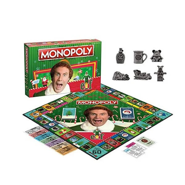 USAopoly Monopoly Elf Collectors Edition Board Game Brand New