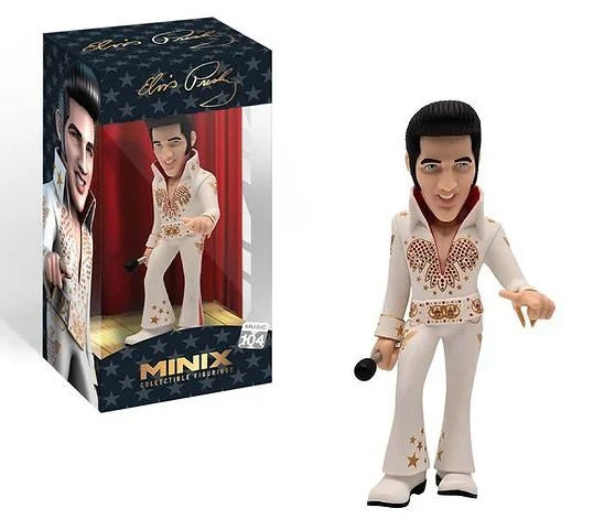 MINIX Music Elvis Presley White Suit Vinyl Figure New