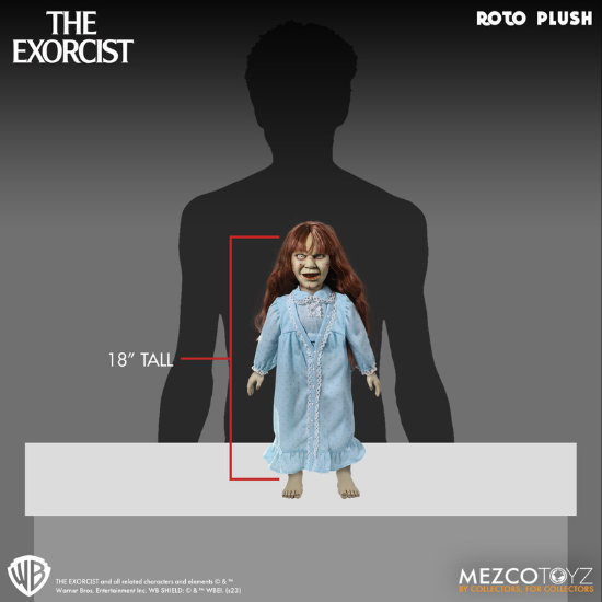 MEZCO Toys Horror Regan The Exorcist MDS Roto Plush 18" Figure Doll New