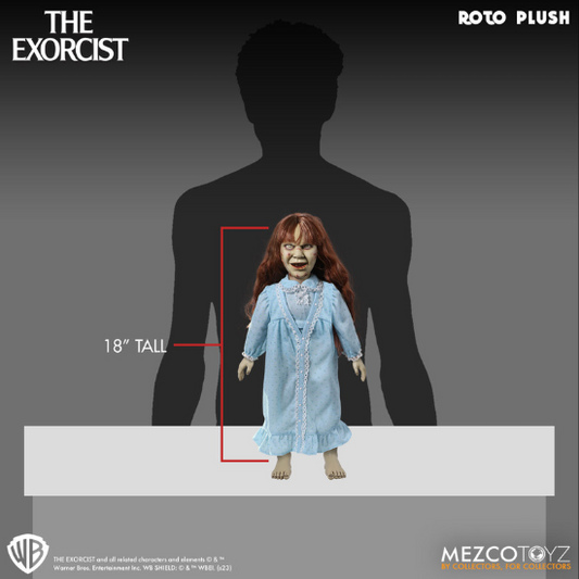 MEZCO Toys Horror Regan The Exorcist MDS Roto Plush 18" Figure Doll New