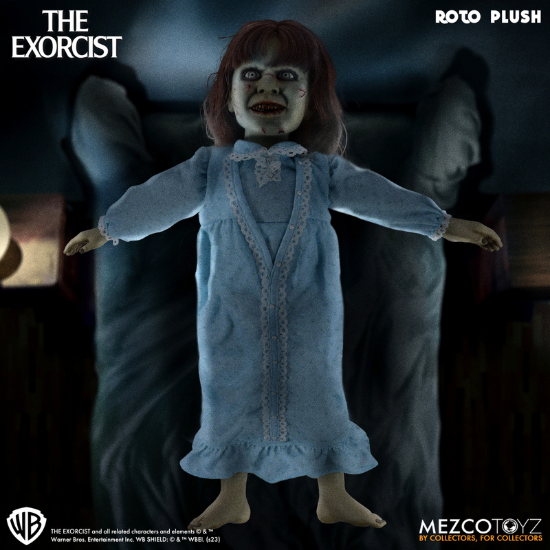 MEZCO Toys Horror Regan The Exorcist MDS Roto Plush 18" Figure Doll New