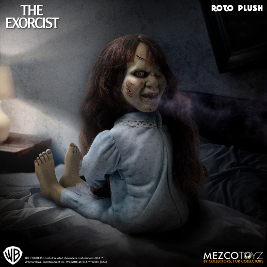 MEZCO Toys Horror Regan The Exorcist MDS Roto Plush 18" Figure Doll New