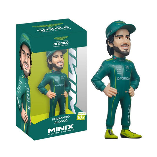 MINIX Sports Formula 1 F1 Racing Fernando Alonso Vinyl Figure New