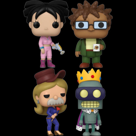 Funko POP TV Futurama Complete Set Of 4 Vinyl Figures New