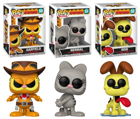 Funko POP TV Movies Garfield Series 3 Set Of 3 Vinyl Figures New