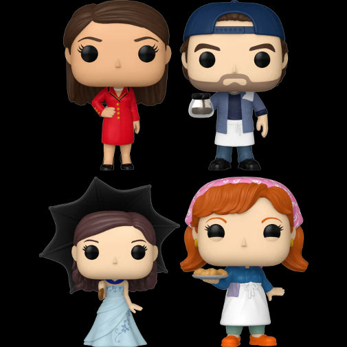 Funko POP TV Gilmore Girls 25th Anniversary Set Of 4 Vinyl Figures New
