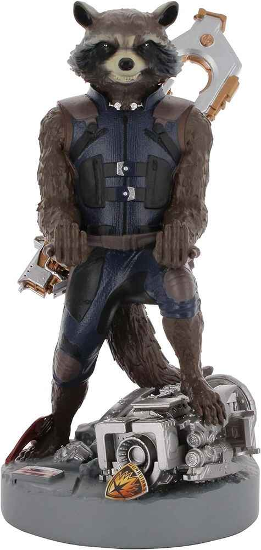 Cable Guys Marvel Guardians Of The Galaxy Rocket Raccoon Gaming/Phone Holder Figure New