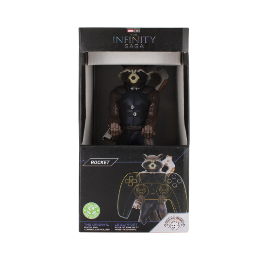 Cable Guys Marvel Guardians Of The Galaxy Rocket Raccoon Gaming/Phone Holder Figure New