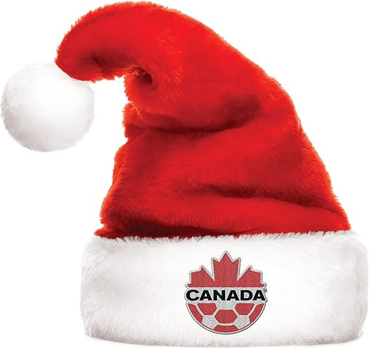 Team Canada Soccer Football Christmas Holiday Hat New