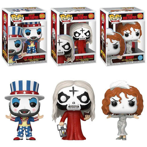 Funko POP Movies House Of A 1000 Corpses Set Of 3 Vinyl Figures New