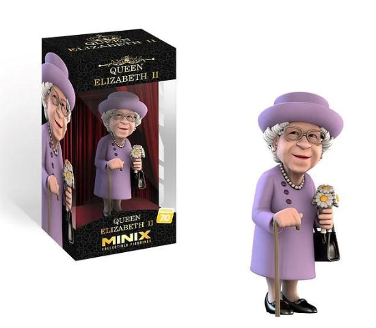 MINIX Icons Queen Elizabeth II Vinyl Figure New